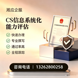 保定CS信息系统化能力评估申报服务