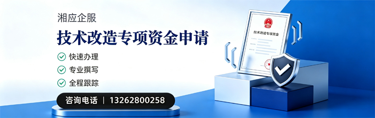 保定技术改造专项资金申报服务