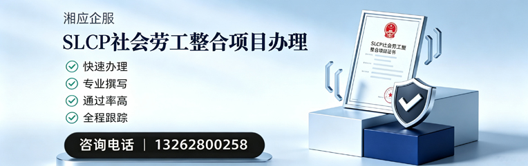 保定SLCP社会劳工整合项目申报服务