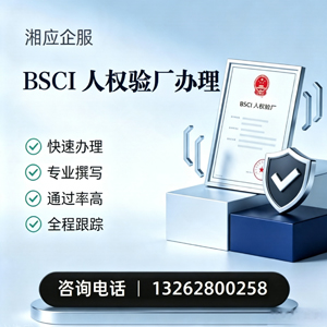 保定BSCI人权验厂申请服务