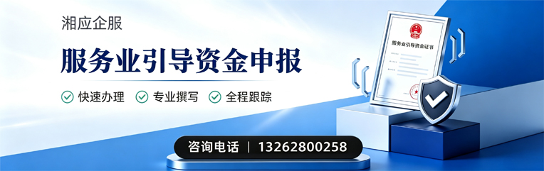 保定服务业引导资金申报服务